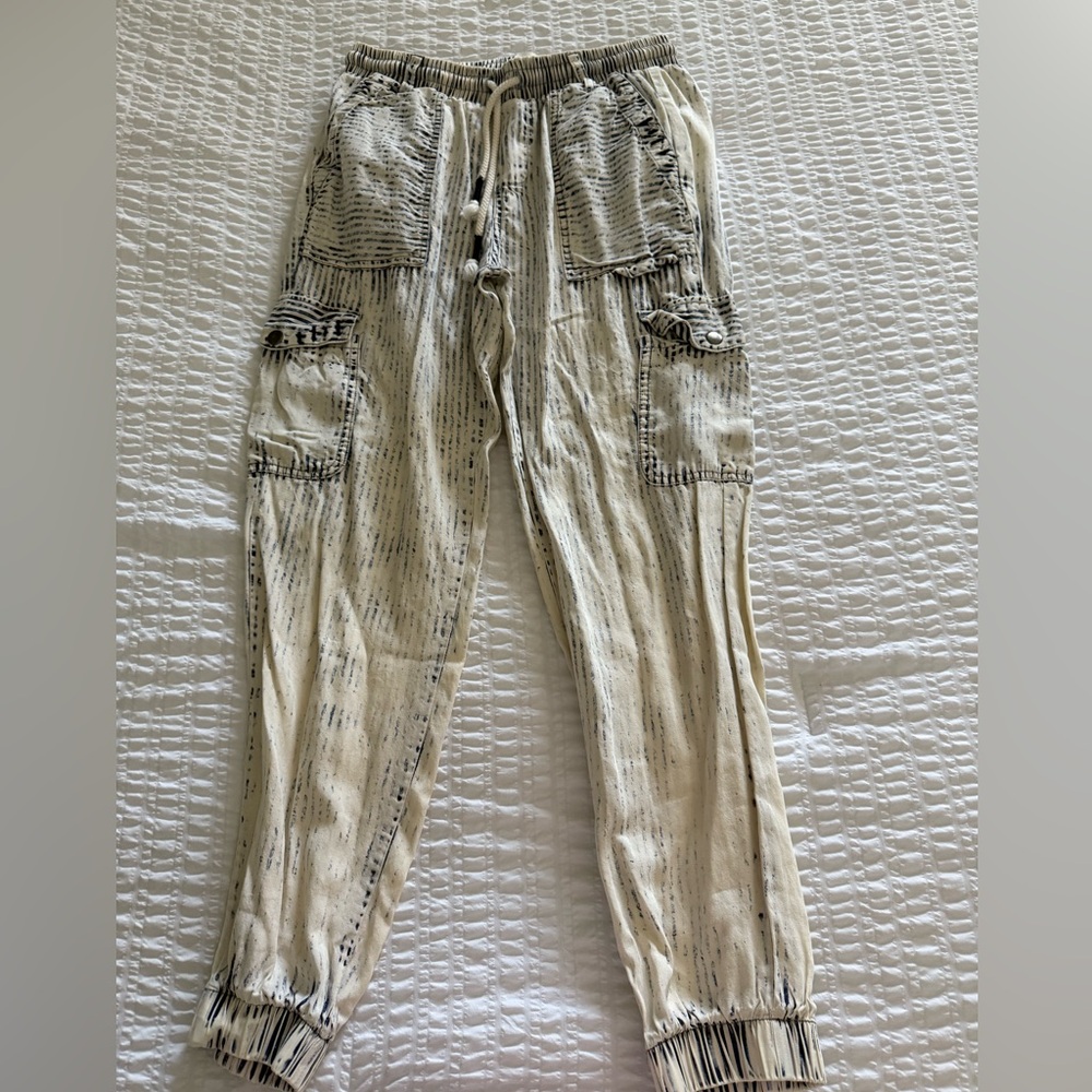 Vintage Havana Stripe Chambray Joggers Size Small